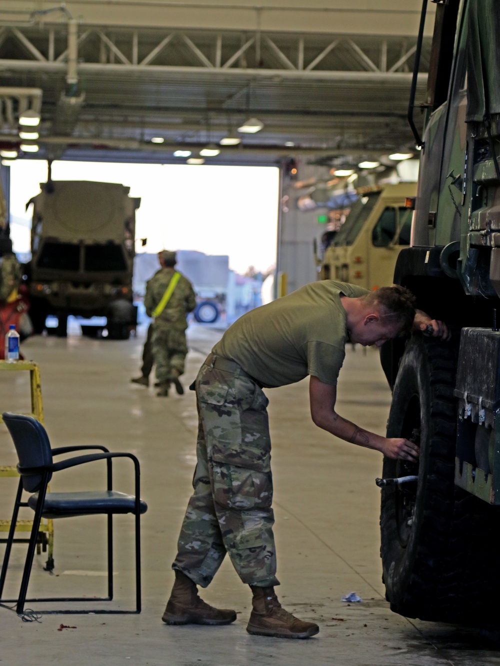 110th Composite Truck Company Prepares to Deploy in Support of Hurricane Relief