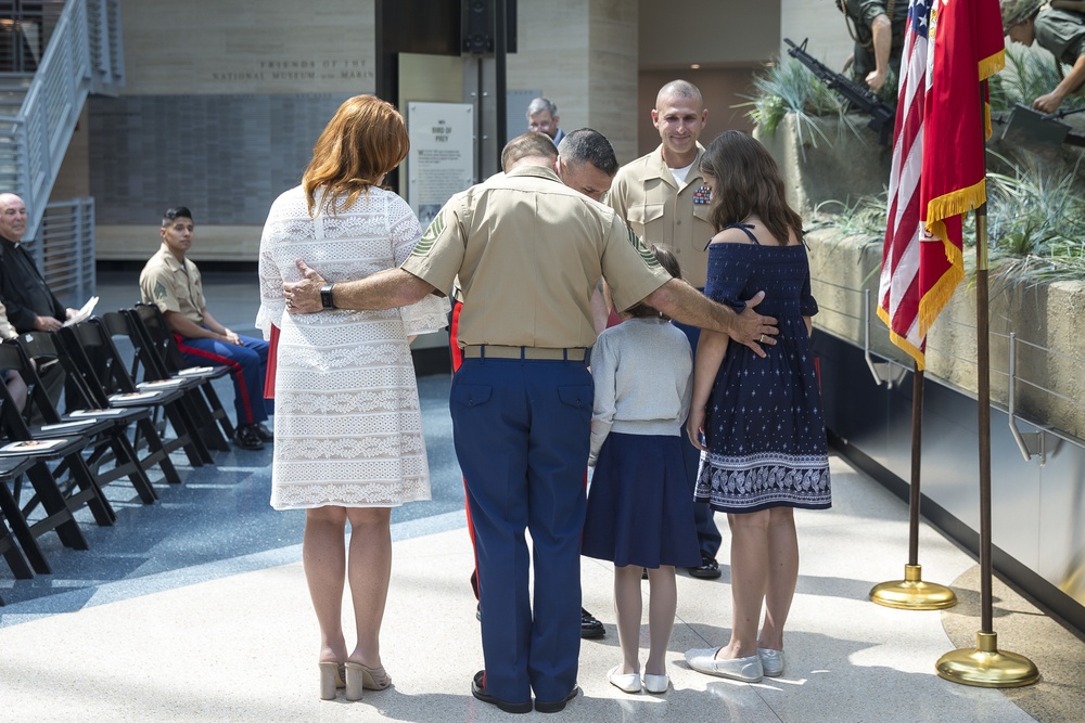 HQMC C4 Retirement Ceremony for MGySgt Timothy Lepsch