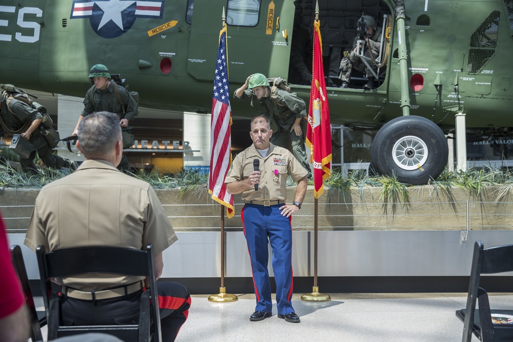 HQMC C4 Retirement Ceremony for MGySgt Timothy Lepsch