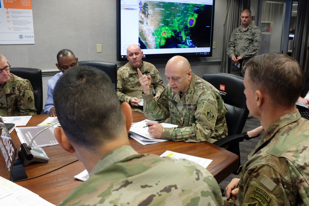 U.S. Army leadership prepares for Hurricane Florence