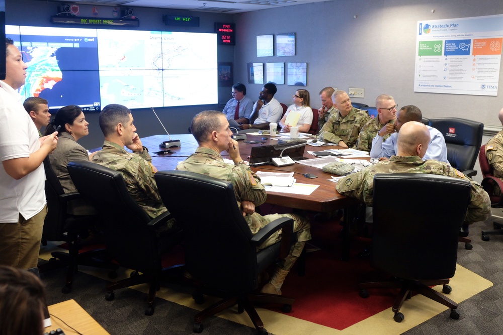 U.S. Army leadership prepares for Hurricane Florence