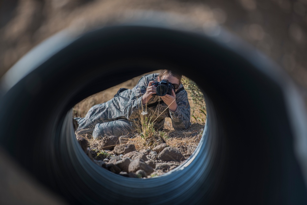 Idaho Guardsmen help build roadways for the Shoshone-Paiute tribes in southern Idaho