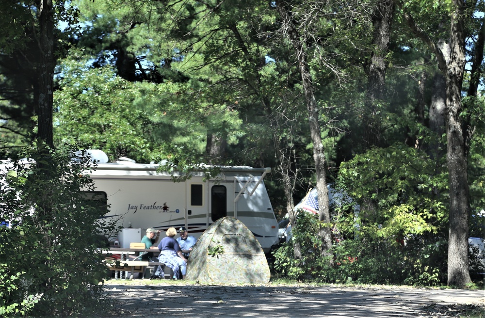 Pine View Campground at Fort McCoy: September 2018