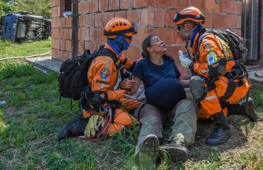 621st CRW participates in Angel de los Andes Colombian led search and rescue exercise