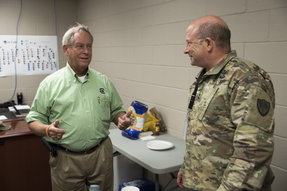 Congressman Joe Wilson Visits Troops, Leaders at SCEMD