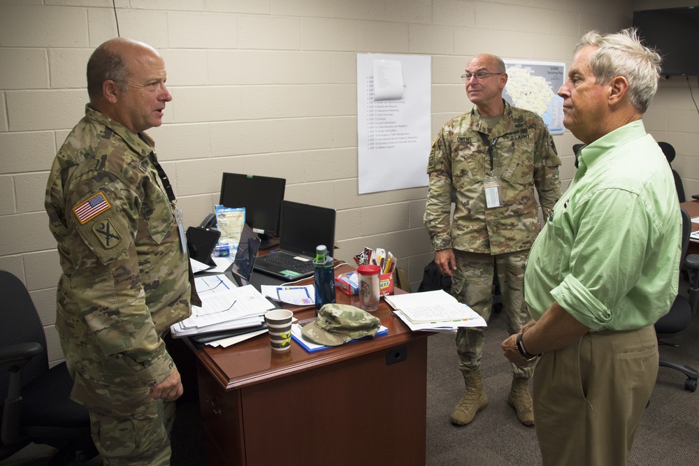 Congressman Joe Wilson Visits Troops, Leaders at SCEMD