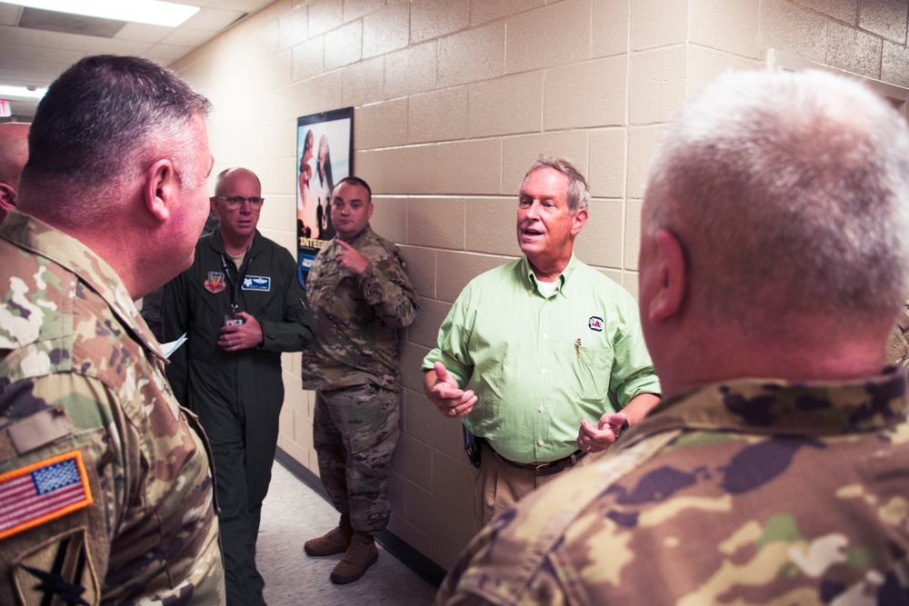 Congressman Joe Wilson Visits Troops, Leaders at SCEMD