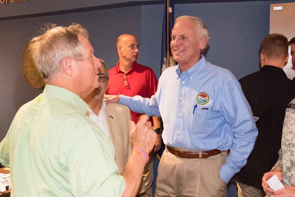 Congressman Joe Wilson Visits Troops, Leaders at SCEMD