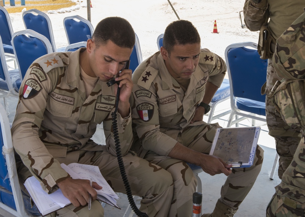 Multi-nation JTAC train during Exercise Bright Star 2018