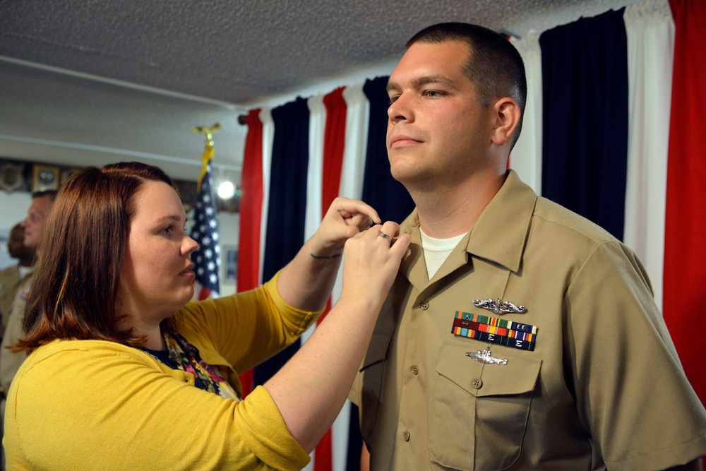 Submarine Group 10 Sailors Pin on Chief