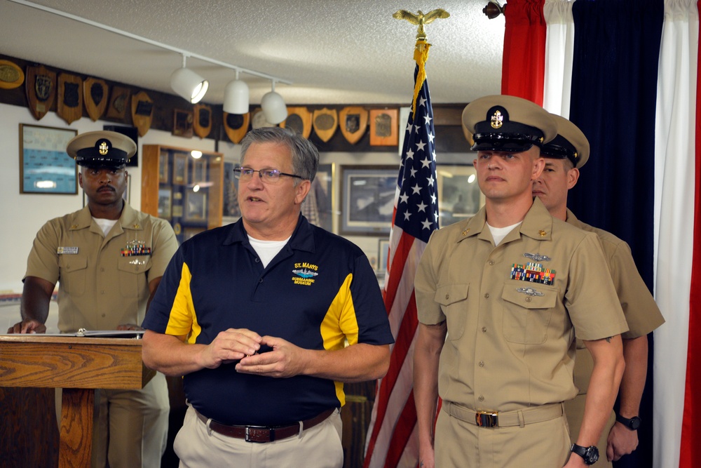 Submarine Group 10 Sailors Pin on Chief