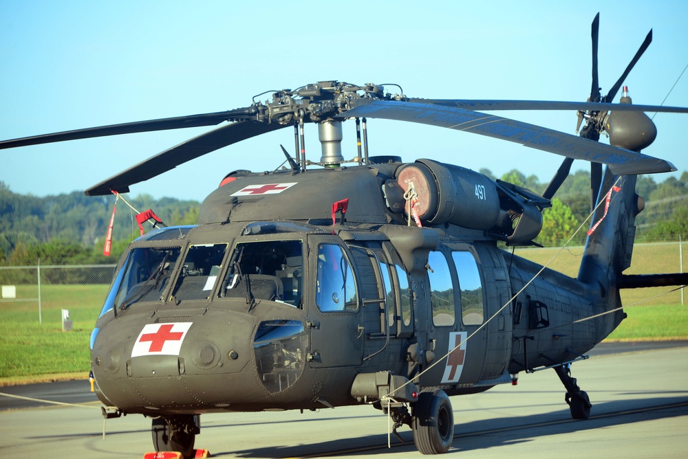 McGhee Tyson ANG Base staging area for units responding to Hurricane Florence