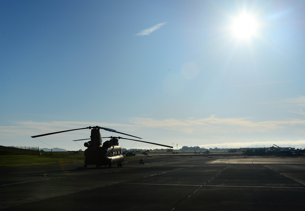 McGhee Tyson ANG Base staging area for units responding to Hurricane Florence