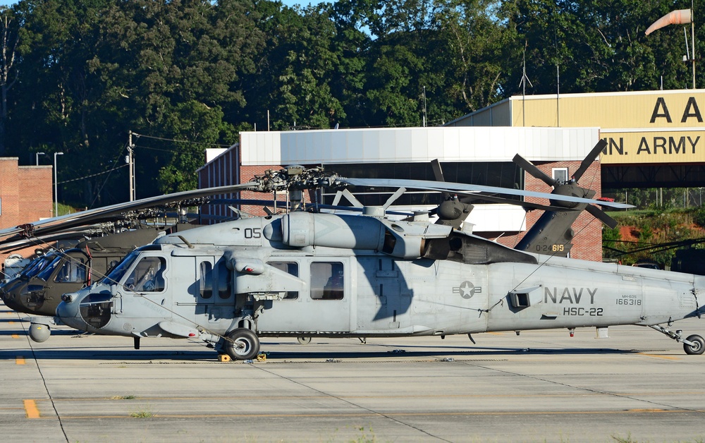 McGhee Tyson ANG Base staging area for units responding to Hurricane Florence