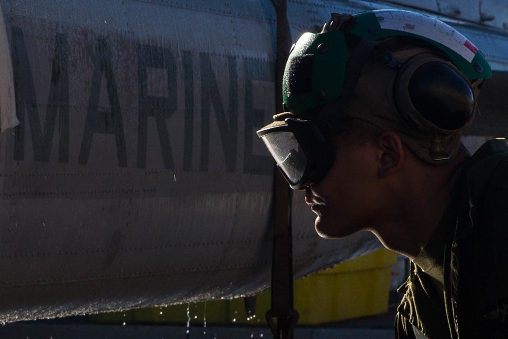 Maintaining aircraft on Marine Corps Air Station Camp Pendleton