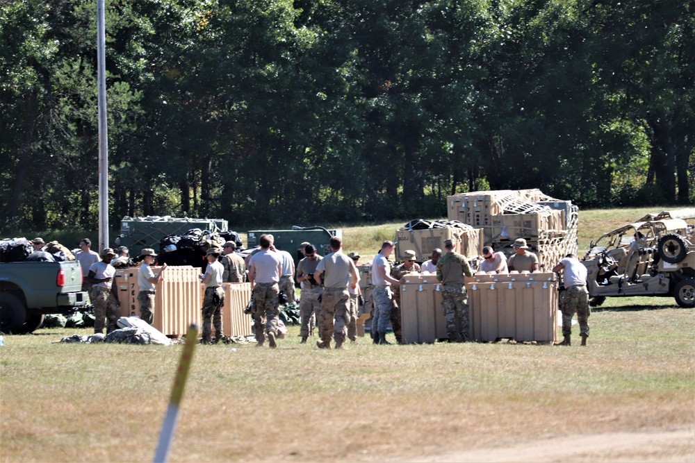 Service members participate in airfield-opening exercise at Fort McCoy