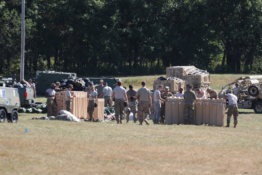 Service members participate in airfield-opening exercise at Fort McCoy