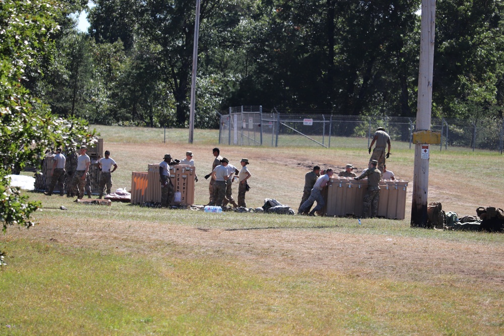 Service members participate in airfield-opening exercise at Fort McCoy