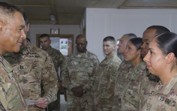 U.S. Army Lt. Gen. Michael X. Garrett Visits Soldiers in Iraq