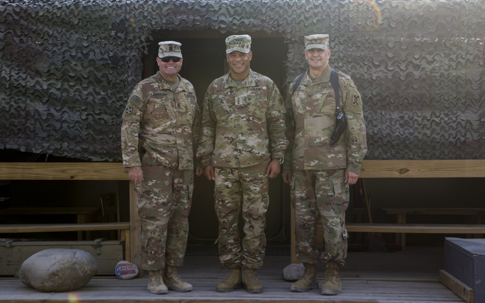 U.S. Army Lt. Gen. Michael X. Garrett Visits Soldiers in Iraq
