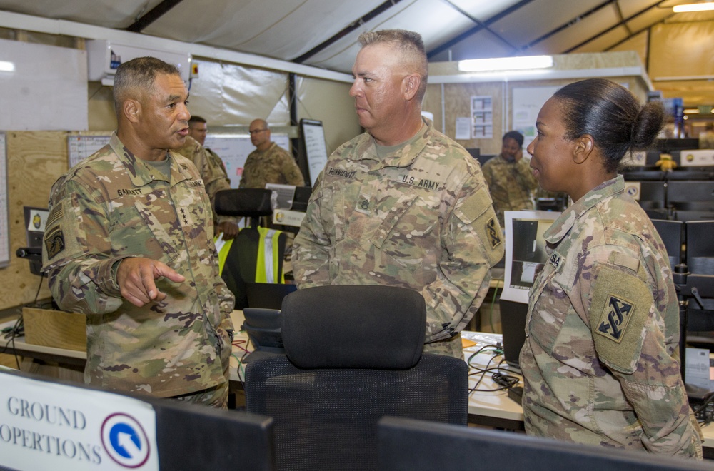 U.S. Army Lt. Gen. Michael X. Garrett Visits Soldiers in Iraq