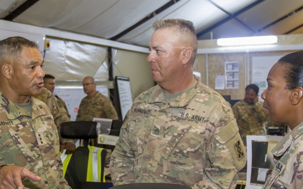 U.S. Army Lt. Gen. Michael X. Garrett Visits Soldiers in Iraq