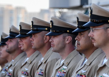 USS Boxer Welcomes New Chiefs to the Mess