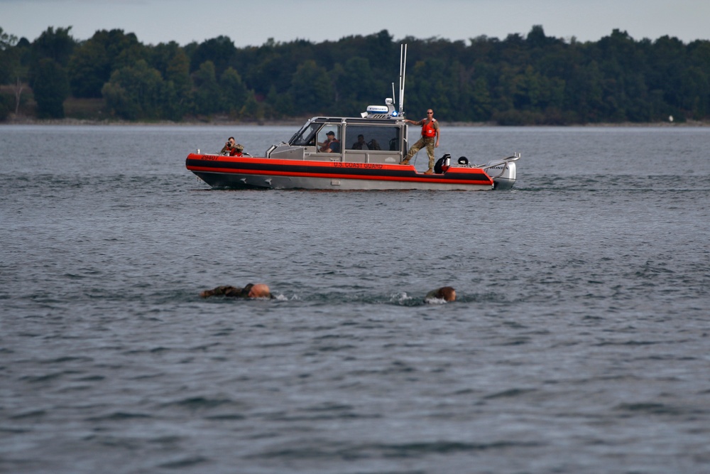 Engineers Helocast into Black River Bay