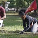 41st engineer clean up military cemetery