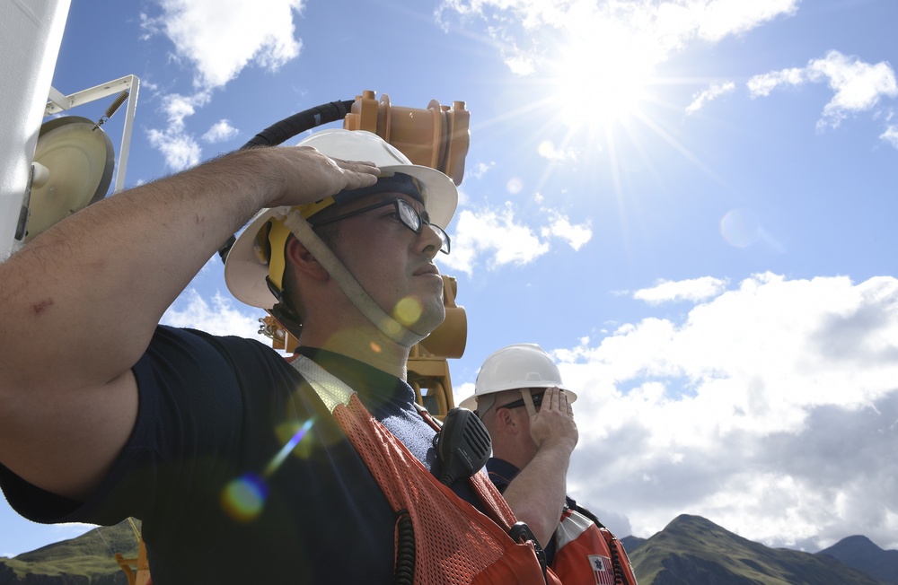 Coast Guard Cutter Healy conducts Arctic patrol in support of the Office of Naval Research