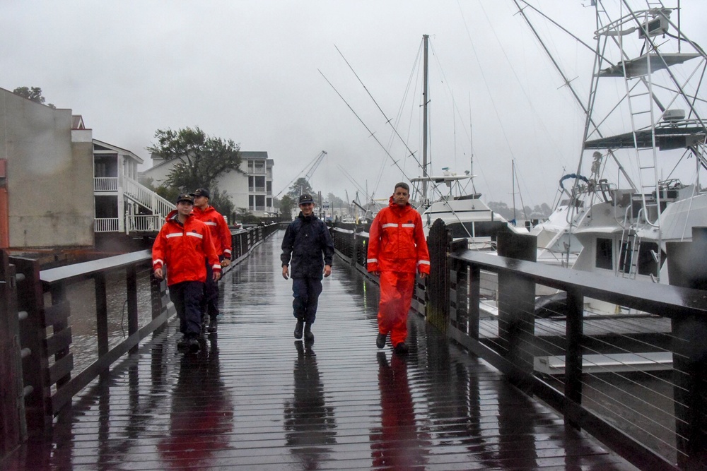Coast Guard Aids to Navigation Team Georgetown crew prepares for Tropical Storm Florence response