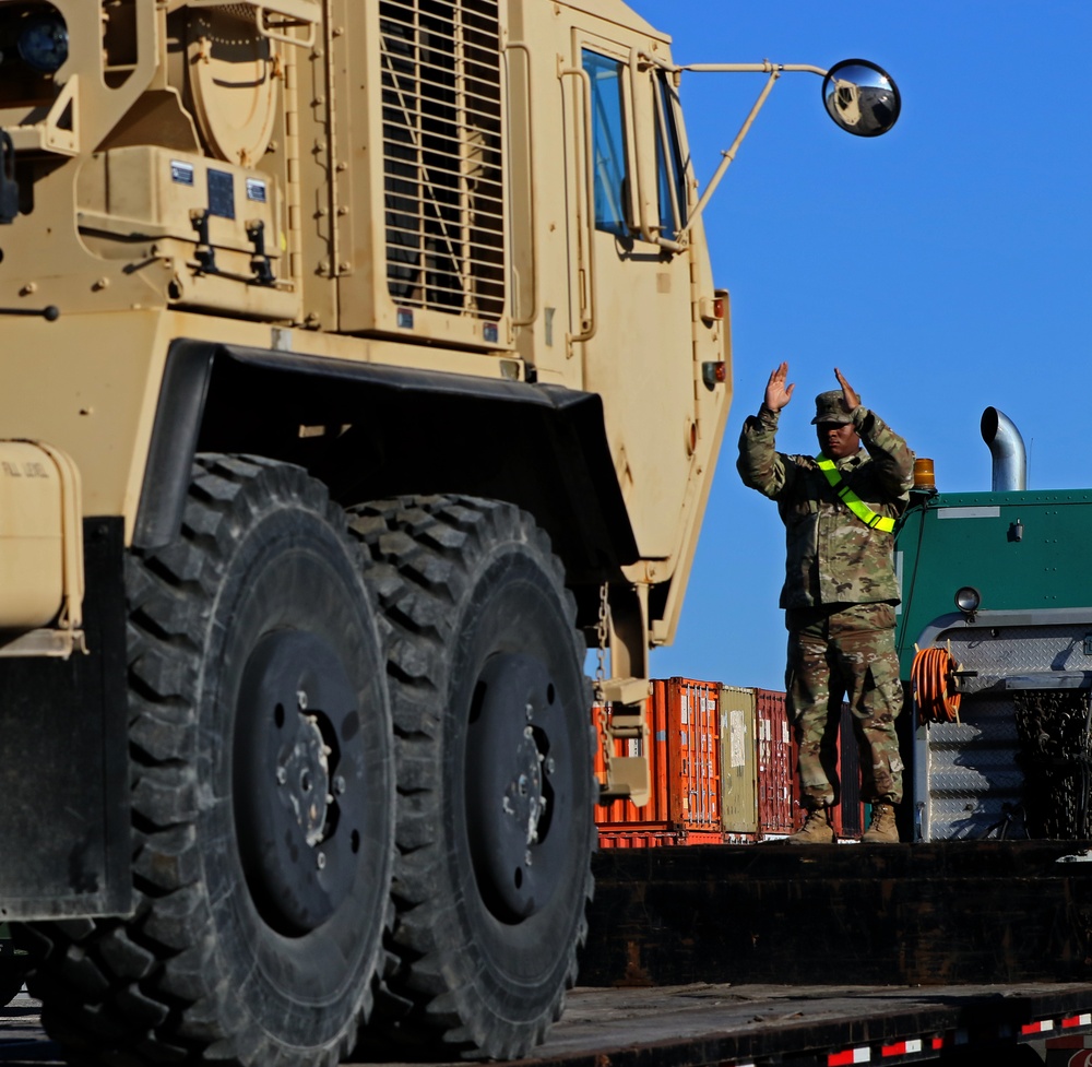 110th Composite Truck Company Prepares For Movement to Hurricane-Affected Areas