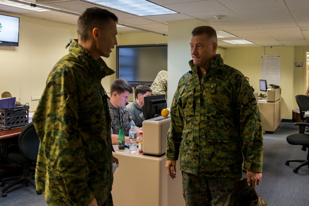 Brig. Gen. Alford visits MCAS New River