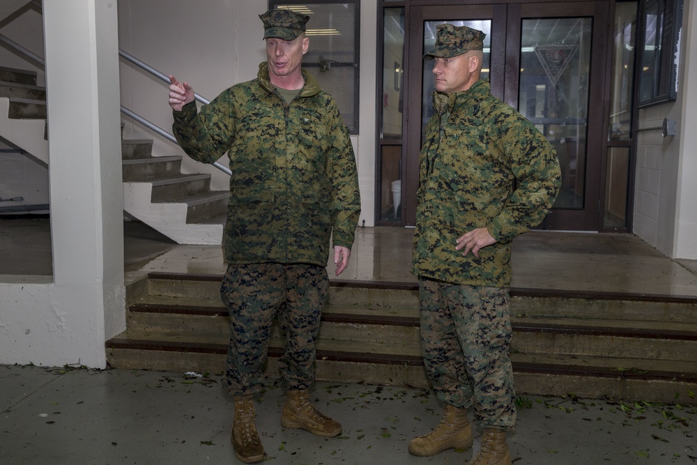 Brig. Gen. Alford visits MCAS New River