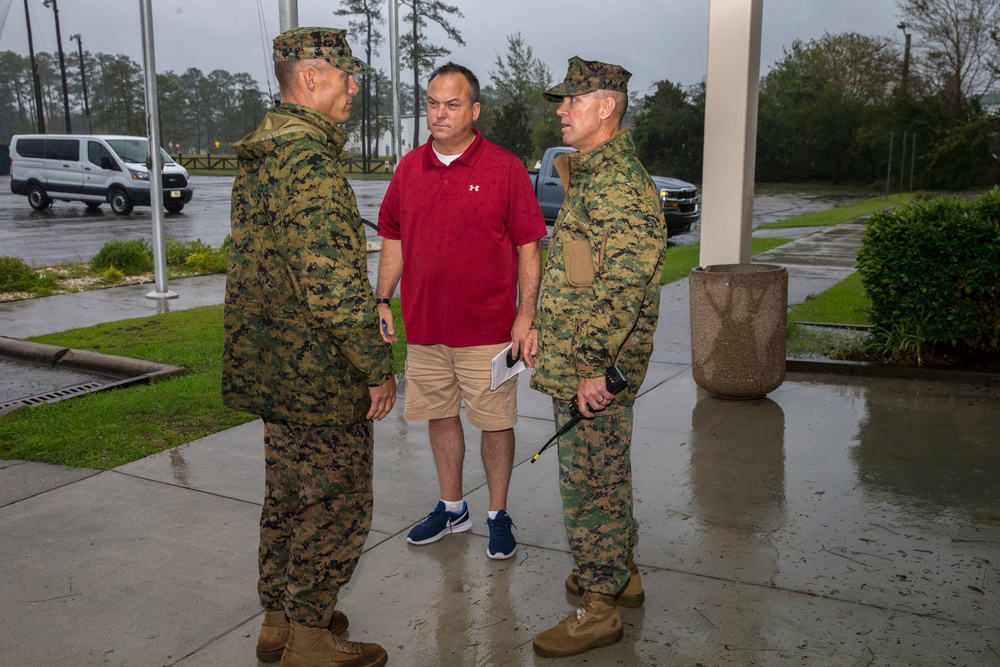 Brig. Gen. Alford visits MCAS New River