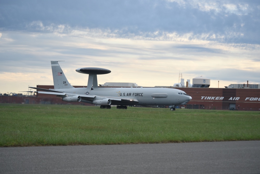 E-3 AWACS support to Hurricane Florence