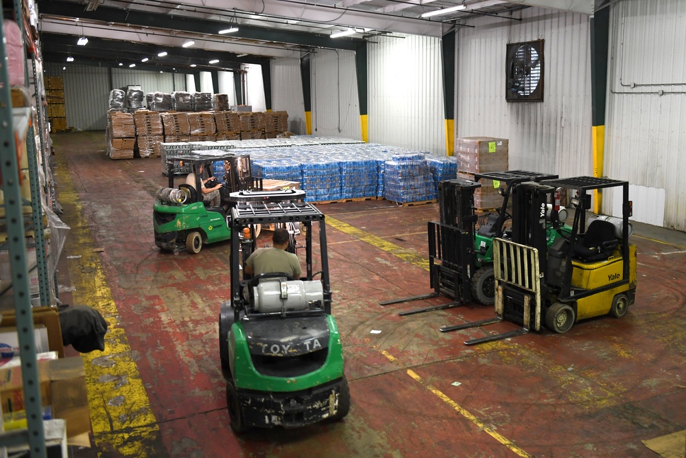 NC Airmen Prepare Supplies for Hurricane Relief