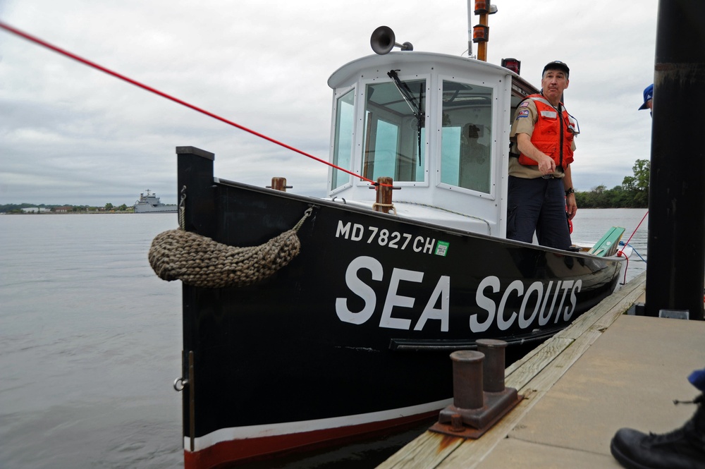 Sea Scouts Visit USCG Station Curtis Bay