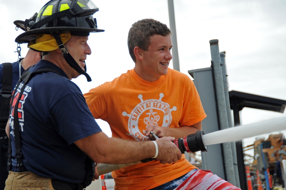 Sea Scouts Visit USCG Station Curtis Bay