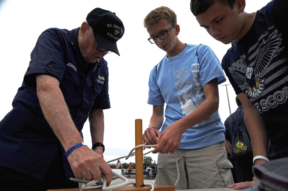 Sea Scouts Visit USCG Station Curtis Bay