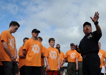 Sea Scouts Visit USCG Station Curtis Bay