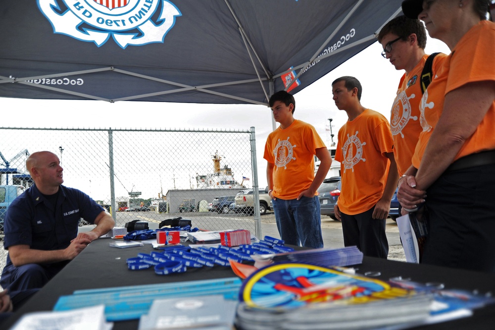 Sea Scouts Visit USCG Station Curtis Bay