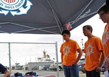 Sea Scouts Visit USCG Station Curtis Bay