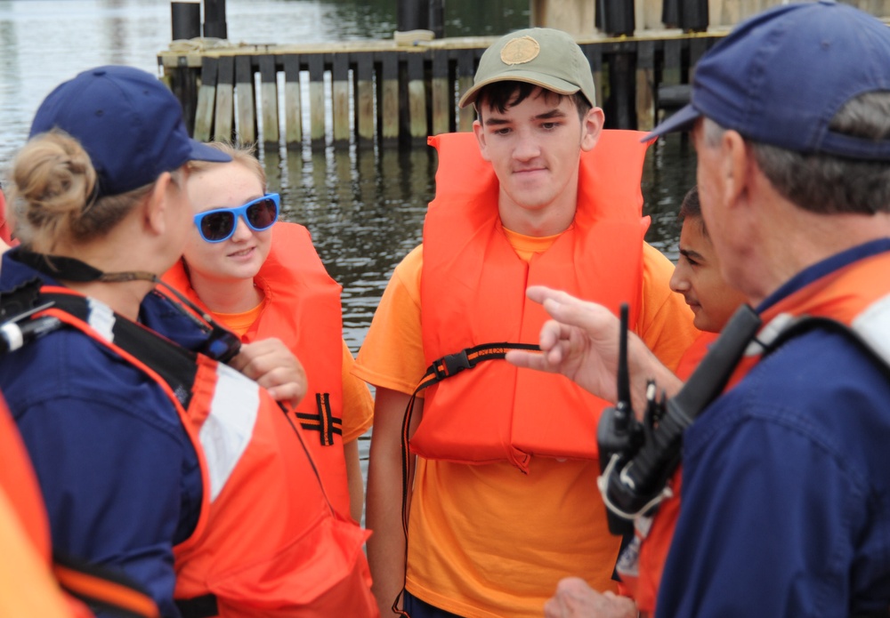 Sea Scouts Visit USCG Station Curtis Bay