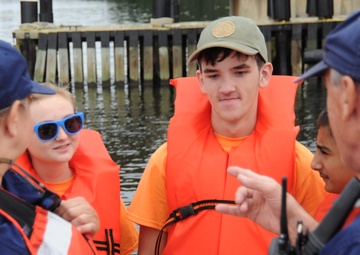 Sea Scouts Visit USCG Station Curtis Bay