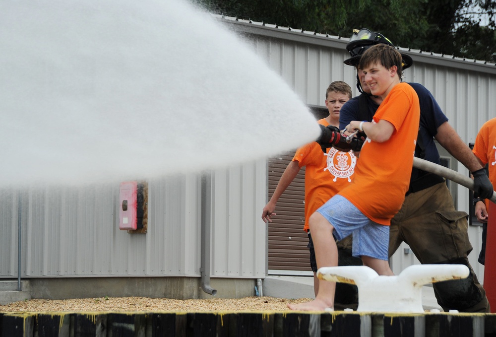 Sea Scouts Visit USCG Station Curtis Bay