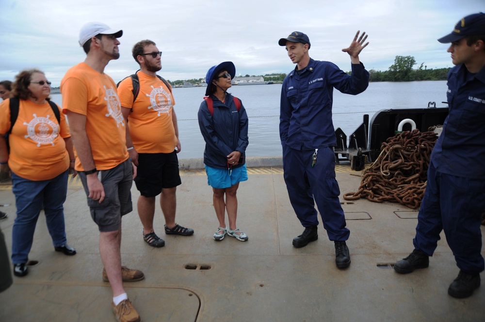 Sea Scouts Visit USCG Station Curtis Bay