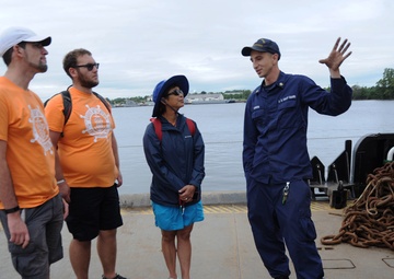 Sea Scouts Visit USCG Station Curtis Bay