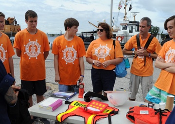 Sea Scouts Visit USCG Station Curtis Bay