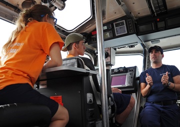 Sea Scouts Visit USCG Station Curtis Bay